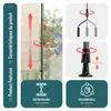 VOUNOT® Klemmmarkise Senkrechtmarkise mit Handkurbel Produktbild-Vorschau 5
