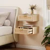 Wandmontierte Nachttische - Set mit 2 - Schublade mit Produktbild-Vorschau 2