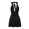 Damen Neckholder Minikleid mit V-Ausschnitt und Produktbild-Vorschau 7