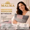 2 teilige Seersucker Bettwäsche, 155x220 + 80x80 cm, Produktbild-Vorschau 2