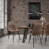 ML-Design Esszimmerstühle 4er Set, Braun, Küchenstuhl aus Produktbild-Vorschau 8