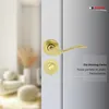 DOMINO Türgriff Drückergarnitur WC -Badezimmer Set | Produktbild-Vorschau 3
