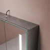 Sonni Doppeltüriger Spiegelschrank aus Eisen 50 x 65 x 13,3 Produktbild-Vorschau 7