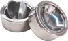 12 Stück Tisch Aschenbecher Sturmaschenbecher Metall Silber Produktbild-Vorschau 1