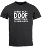 Herren T-Shirt Du bist nicht doof du hast nur Pech beim Produktbild-Vorschau 2