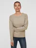 Vero Moda Doffy O-neck Pullover Braun L Frau Braun L Produktbild-Vorschau 4