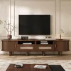 Merax Ovaler TV-Schrank mit 2 Schubladen und 2 Produktbild-Vorschau 1