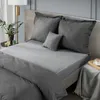 Jersey Betttuch stahl 240x220 30cm Baumwolle Gewicht: 125 Produktbild-Vorschau 4