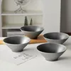 Schüssel set 4er Ø20 cm Keramik Japanische Ramenschüssel Produktbild-Vorschau 8