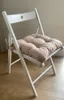 Stuhlkissen, Trapezförmiges Stuhlkissen, Sitzkissen, Beige, Produktbild-Vorschau 2