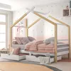 Kinderbett mit Lattenrost und 2 Schubladen, 90x200 cm, Produktbild-Vorschau 1