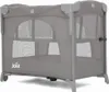 A grey Joie brand travel cot is shown from a front-side angle against a white background. Produktbild-Vorschau