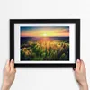 Bild 30x20 MDF-Rahmen, Wandkunst Wald Sonnenuntergang Produktbild-Vorschau 3