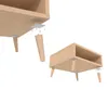 Schräge Buchenbein UNIQ 40 cm mit Montageplatte Rohbuche 4 Produktbild-Vorschau 7