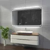 Badspiegel mit LED Beleuchtung und Touch-Schalter - Milan - Produktbild-Vorschau 3