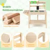 COSTWAY Cucina da esterno per bambini, cucina in legno con Anteprima dell’immagine prodotto 7