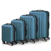 Four blue suitcases of varying sizes are arranged in a diagonal line against a white background. Náhľad obrázku produktu
