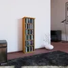 VCM CD Regal Holz | platzsparender CD Schrank mit Produktbild-Vorschau 5