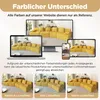 Sofá modular Merax de 4 plazas, tapizado en tela de pana, Vista previa de la imagen del producto 9