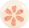 Clayre & Eef Bouton de porte Ø 3x3 cm Beige Orange Voir les images du produit 1