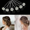 40PCS Hochzeit Haarnadeln, BetterJonny Perlen Blumen Strass Produktbild-Vorschau 2