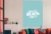 MuchoWow® Poster Sommer - Blau - Weiß 120x180 cm - Produktbild-Vorschau 3