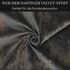 2er Set Samt Vorhänge mit Kräuselband Vorhang Verdunkelung Produktbild-Vorschau 2