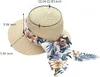 Sonnenhut Strohhut Strohhut Damen Sommer Strand Urlaub Produktbild-Vorschau 4