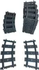 Binario ferroviario LEGO® City Curva grigio scuro - 53400 Anteprima dell’immagine prodotto 1