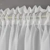 Balkongardine Lang Gardine aus Voile mit Kräuselband Gipüre Produktbild-Vorschau 5