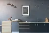 MuchoWow® Gerahmtes Poster Bad Kreuznach - Stadtplan - Blau Produktbild-Vorschau 2
