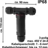 Kabelverbinder Variante - Art: T-Form 2-fach Produktbild-Vorschau 2
