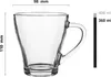 Glasmark KROSNO 1992 Hugo Kaffeegläser-Set 6-teilig Produktbild-Vorschau 2