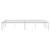 vidaXL Bettgestell Metall Weiß 120x190 cm -  Betten & Produktbild-Vorschau 7