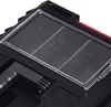 A close-up view of a black tool case with a clear, divided lid. Anteprima dell’immagine prodotto
