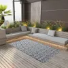 vidaXL Vonkajší koberec ARAKIL bielo-čierny 120x180 cm PP Náhľad obrázku produktu 2