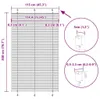 vidaXL Roleta plisowana biała 115x200 cm szerokość tkaniny Podgląd zdjęcia produktu 7