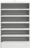 vidaXL Schuhschrank Weiß 60x35x92 cm Holzwerkstoff Produktbild-Vorschau 4