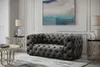 Sofaset Designersofa NATALIE 3-2-1 in Stoff Riviera Graphit Produktbild-Vorschau 3