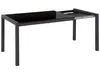 BELIANI Esstisch Schwarz 120/160 x 80 cm rechteckig Produktbild-Vorschau 1