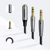 A product shot of a Ugreen audio splitter with multiple views and close-ups. Podgląd zdjęcia produktu