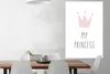 MuchoWow® Poster Illustration mit dem Zitat "My princess" Produktbild-Vorschau 2