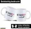Huuraa Kaffeetasse Mettmann verliebt 330ml Weiß Keramik Produktbild-Vorschau 2