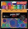 Fineliner - STABILO point 88 - ARTY - 24er Pack mit Produktbild-Vorschau 1