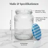 gouveo 24er Set Einmachgläser 720 ml Facette mit Produktbild-Vorschau 6