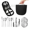 Campingbesteck Camping Outdoor Essbesteck Feldbesteck Produktbild-Vorschau 1
