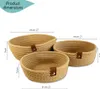 DECCARO Aufbewahrungskorb, braun, 3er Set Produktbild-Vorschau 5