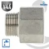 tecuro Reduktions-Muffe Edelstahl V4A (AISI 316), IG x AG Produktbild-Vorschau 4