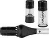 A set of kitchen tools, including a pepper grinder, a corkscrew, and an electric screwdriver, arranged on a white background. Produktbild-Vorschau