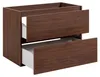 Badezimmerschrank stehend 80, glatte Front, Nussbaum-Eiche Produktbild-Vorschau 2